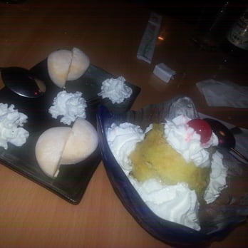 Sushi Nini - Mango mochi and green tea ice cream - Sushi Bars Near Me - Round Rock, Texas Sushi Nini - Mango mochi and green tea ice cream - Sushi Bars Near Me - Round Rock, Texas