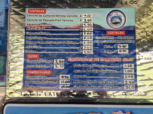 Menu photo 5 Mariscos El Faro Los Angeles, CA Menu photo 5 Mariscos El Faro Los Angeles, CA