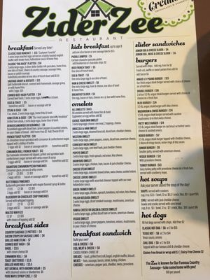 Menu photo 2 Zider Zee Holland, NY Menu photo 2 Zider Zee Holland, NY