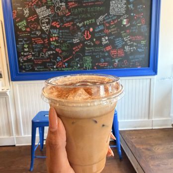 Childhood Cafe - Iced carrot cake latte - Themed Cafes Near Me - Washington, DC, District of Columbia