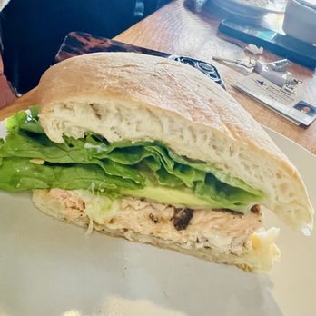 A Moveable Feast - Half a salmon avocado sandwich - Health Markets Near Me - Houston, Texas
