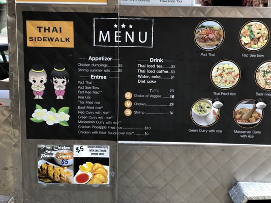 Menu photo 5 Thai Sidewalk Brooklyn, NY