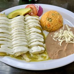 Enchiladas Plate