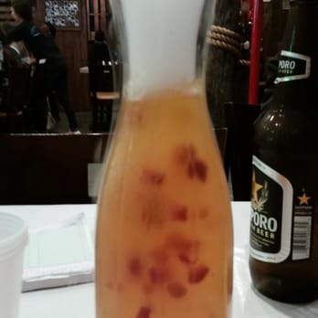 The Crab Shack - "Fruity Booty"--a strawberry peach tea with dry ice for extra fun in big groups! - Cajun/Creole Near Me - Gardena, California The Crab Shack - "Fruity Booty"--a strawberry peach tea with dry ice for extra fun in big groups! - Cajun/Creole Near Me - Gardena, California
