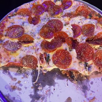 Sebastian's Ale and Whiskey House - Medium thin crust pizza with pepperoni and fresh basil added - Sports Bars Near Me - Brookfield, Illinois Sebastian's Ale and Whiskey House - Medium thin crust pizza with pepperoni and fresh basil added - Sports Bars Near Me - Brookfield, Illinois