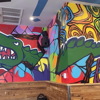 Dave's Hot Chicken - Cool wall art - Chicken Shop Near Me - Gainesville, Florida