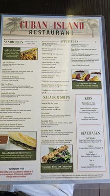Menu photo 8 Cuban Island Restaurant Indialantic, FL
