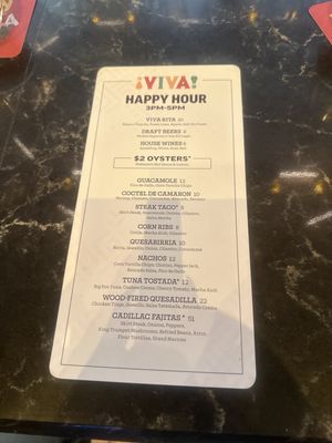 Menu photo 1 ¡VIVA! Las Vegas, NV Menu photo 1 ¡VIVA! Las Vegas, NV