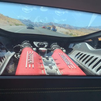Dream Exotics Car Rentals - Ferrari 458 Italia with Mclaren trailing - Car Rental Near Me - Las Vegas, Nevada
