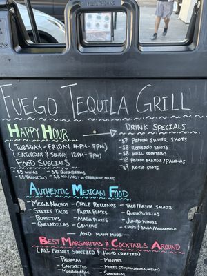 Menu photo 2 Fuego Tequila Grill Walnut Creek, CA