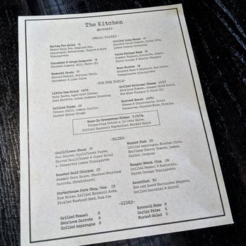 The Kitchen at Atomic - The Kitchen at Atomic 06/09/19: Menu - New American Near Me - Las Vegas, Nevada