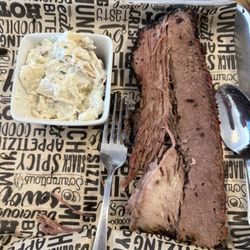 Brisket and potato salad