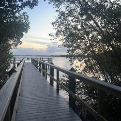 Our newly built pier that goes out in to Tampa Bay