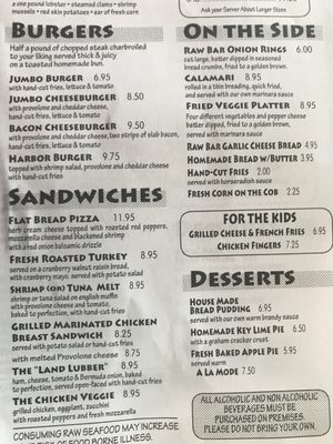 Menu photo 3 Ths Raw Bar Cape May, NJ