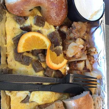 Bagel Cafe - Sausage and cheese omelette with a jalapeño bagel - Bagels Near Me - Herndon, Virginia Bagel Cafe - Sausage and cheese omelette with a jalapeño bagel - Bagels Near Me - Herndon, Virginia