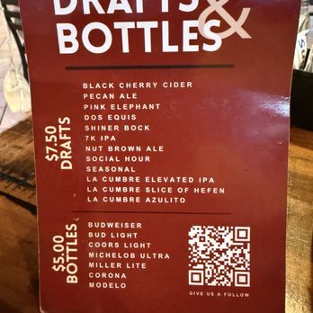 Lucky Bull Grill - Beer menu - New American Near Me - Carlsbad, New Mexico
