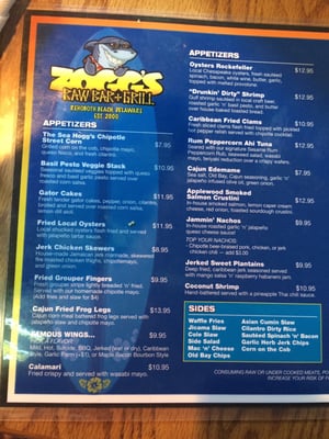 Menu photo 6 Zogg's Raw Bar & Grill Rehoboth Beach, DE Menu photo 6 Zogg's Raw Bar & Grill Rehoboth Beach, DE