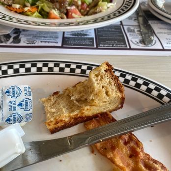 Darien Diner - Greek Salad and waffles Short Stack Deluxe - Diners Near Me - Darien, Connecticut