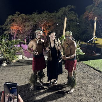 Mauka Warriors Luau - My kid with 2 performers - Cultural Center Near Me - Kapolei, Hawaii