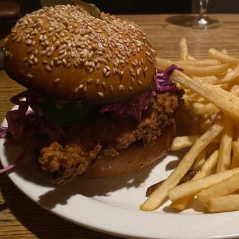 SideDoor - Spicy Chicken Sandwich - British Near Me - Corona del Mar, California SideDoor - Spicy Chicken Sandwich - British Near Me - Corona del Mar, California