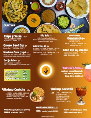Menu photo 5 Sin Fronteras Tacos Las Vegas, NV