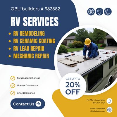 Rv Delamination Repair Near Me Fullerton, CA