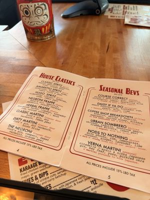 Menu photo 1 Verna Nashville, TN Menu photo 1 Verna Nashville, TN