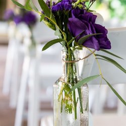 Savannah's Garden - Flowers for chairs at ceremony