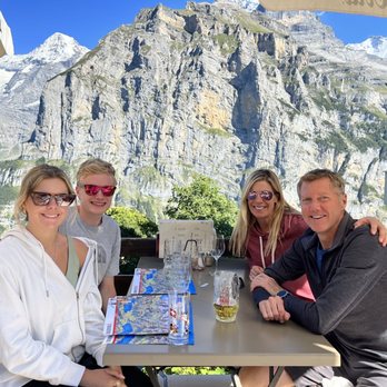 Hotel Alpina - Outdoor balcony - Hotels Near Me - Mürren, BE Hotel Alpina - Outdoor balcony - Hotels Near Me - Mürren, BE