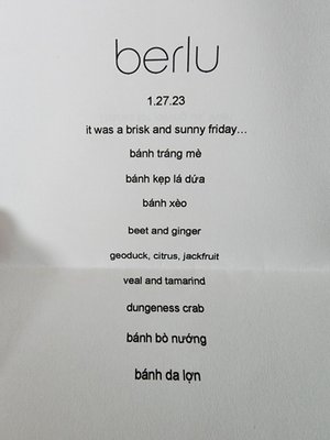 Menu photo 7 Berlu Bakery Portland, OR