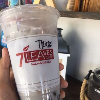 7 Leaves Cafe - Honestly I think the Taro Milk Tea is a little weak. I prefer my taro stuff to have a stronger taro flavor. - Coffee & Tea Near Me - Cypress, California