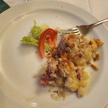 Restaurace U Marčanů - Starter (some sort of potato casserole) - Czech Near Me - Prague, Puerto Rico
