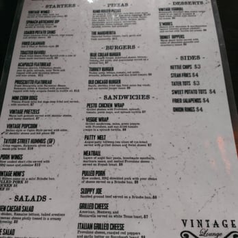 Vintage Lounge - Simple menu, declious choices. - Lounges Near Me - Chicago, Illinois Vintage Lounge - Simple menu, declious choices. - Lounges Near Me - Chicago, Illinois