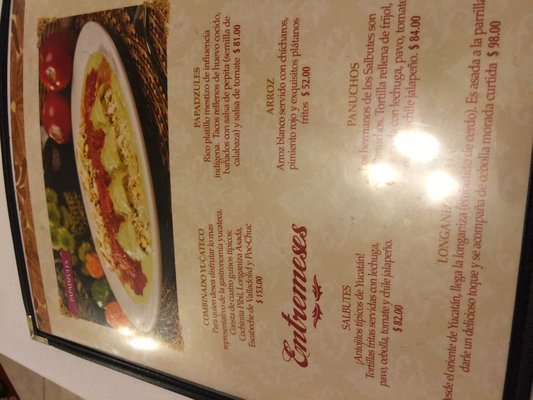 Menu photo 3 Los Almendros Mérida, YUC Menu photo 3 Los Almendros Mérida, YUC