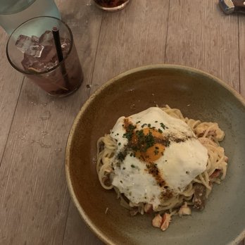 Driftwood Kitchen - Lobster Carbonara - Seafood Near Me - Laguna Beach, California