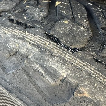 Tire Haus - My tire BEFORE I showed up to get it replaced - Tires Near Me - San Fernando Valley, California Tire Haus - My tire BEFORE I showed up to get it replaced - Tires Near Me - San Fernando Valley, California