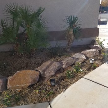 Anthem Landscape & Design - They took out the larger ugly pinkish colored rock and replaced it with smaller rock - Landscaping Near Me Anthem Landscape & Design - They took out the larger ugly pinkish colored rock and replaced it with smaller rock - Landscaping Near Me