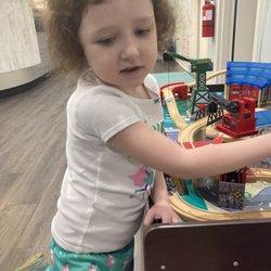 Toothopia Pediatric Dentistry - Always happy with the train set!  Best sensory waiting room!