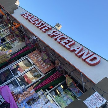 Namaste Spiceland - Front decorated for Diwali - Indian Near Me - Pasadena, California Namaste Spiceland - Front decorated for Diwali - Indian Near Me - Pasadena, California