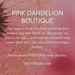 Pink Dandelion Boutique