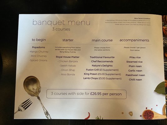 Menu photo 7 Nu Delhi Belfast, BFS