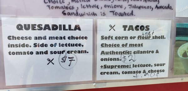 Menu photo 3 Tacos la chaparrita Louisville, KY