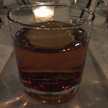 The Gladly - Ice program is on point with ice sphere pressing at your table... - New American Near Me - Phoenix, Arizona The Gladly - Ice program is on point with ice sphere pressing at your table... - New American Near Me - Phoenix, Arizona
