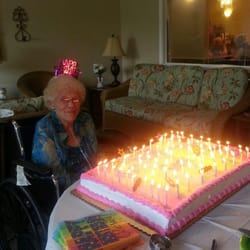 Valley View Estates Assisted Living - My Beautiful Mom celebrating her 80th Birthday at VV!