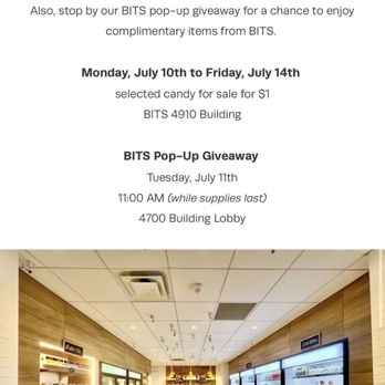 BITS - New completely un-staffed grab and go convenience store! The future is now (with a big markup on products for convenience though)! - Pop-up Shops Near Me - Boca Raton, Florida