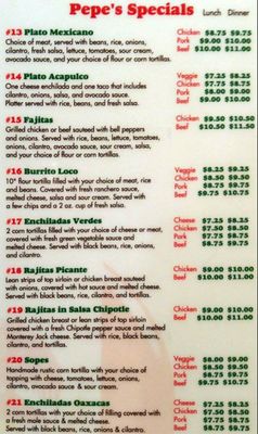 Menu photo 5 Pepe Delgados Norman, OK Menu photo 5 Pepe Delgados Norman, OK