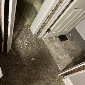 Essential Improvements - Left over 15 screws of varying sizes on the ground that did not seem to be the correct type for door installation anyways - Handyman Near Me Essential Improvements - Left over 15 screws of varying sizes on the ground that did not seem to be the correct type for door installation anyways - Handyman Near Me