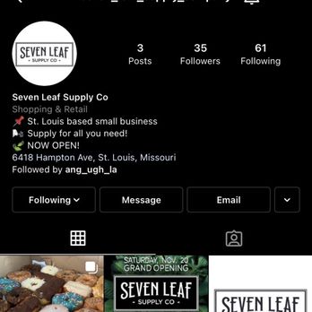 Seven Leaf Supply - Follow on Instagram! - Head Shops Near Me - Saint Louis, Missouri