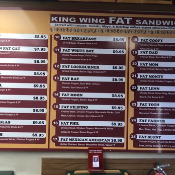 King Wing-Hillsborough - Menu of fat sandwiches - Chicken Wings Near Me - Hillsborough, New Jersey King Wing-Hillsborough - Menu of fat sandwiches - Chicken Wings Near Me - Hillsborough, New Jersey