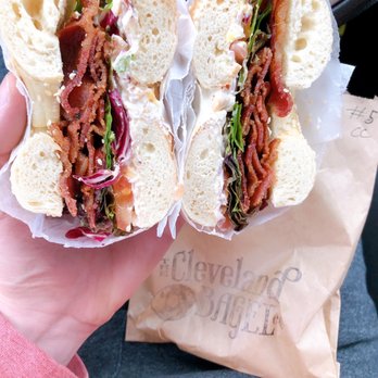 The Cleveland Bagel - BLT bagel - Bagels Near Me - Cleveland, Ohio